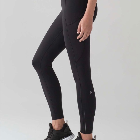 lululemon athletica Pants - Lululemon - Fast & Free 7/8 tights Black size: 4
